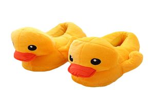 Autumn and Winter Lovely Rabarber Duck Cotton Slippers Female Creative Cartoon Stor hushåll Antiskid Plush Shoes Moon Shoes 21028714110