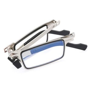 Occhiali da sole Portili pieghevoli occhiali da lettura blu bloccante Blocco di occhiali Presbyopia Women Uomini lettori anti-estensile 1 0- 4 0 175o