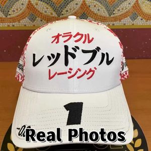 Ball Caps F1 Bull Team Cap 2024 Japão GP Sergio Perez Cap Hatball Hat Verstappen Hat Fórmula 1 Cap Moto Chapéus T240429