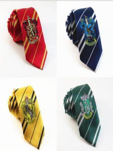 Harries Potte School Party Swartie 4 College Ties Cartoond Badge Slytherin Ravenclaw Костюм аксессуар для детей фестиваль для взрослых галстук 9043312