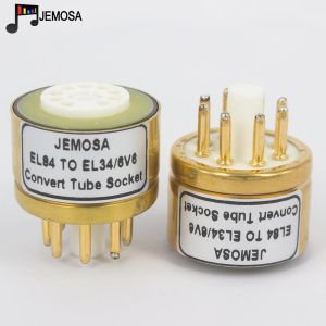 Wzmacniacz 1PC 6BQ5 6P14 6P15 EL84 do EL34 6V6 6L6 6L6GT 6P3P 6P6P DIY HiFi Audio Lube Wzmacniacz Przekształć adapter Gniazdo za darmo Shippin