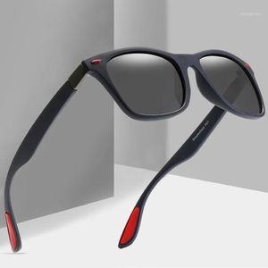 선글라스 2021 클래식 편광 남성 여성 드라이빙 스퀘어 프레임 태양 안경은 가혹한 눈부심을 제거합니다 Oculo UV4001 245d