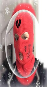 Balaclava 3 Neon hole Ski Mask Tactical Masks Full Face Winter Hat Halloween Party Masks Limited Embroidery Top Quality Whole 6372303