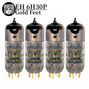 Amplifier Vacuum Tube EH 6H30PI 6H30 Guldfötter ersätter 6N6 för elektroniskt rörförstärkare HIFI Audio amp Original Exact Match äkta