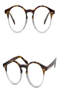 Myopia Gläser Rahmen Männer optische Brillen Brille Brand Spektakel Vintage Round Brillenrahmen für Frauen mit Box1225964