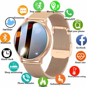 Orologi 2022 Nuovi uomini Smart Watch Men Full Touch Screen Sports Fitness orologio IP67 Bluetooth impermeabile per Android iOS Smartwatch Women