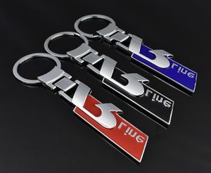 VW Volkgen R Line Metal Keychain Araç Logosu Mavi Silver Audi S Hat Metal Çinko Alaşım Anahtar Yüzük Hediye Hediyelik Eşya2758417