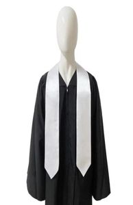 Sublimation Blank Graduation Tie Stoles Grad Party Reghip for Students 60 70 pollici di trasferimento di calore poliestere Sciallio di laurea 6193999