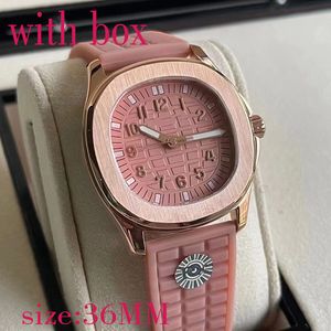 Watty Womens Watch High Citity Watch Luxury Watch Designer Saat Boyutu 36mm Kuvars Saat Sapphire Saat Moda Saat Markası AAA Saat İzle Erkekler Reloj Hediye