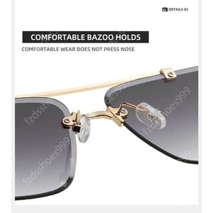 2021 Женские бренды роскошные винтажные очки солнцезащитные очки мужчины картер проволоки C Дизайнер Diamond Cut Sunglasses Oculos de Sol251b