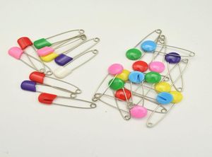 100pcs mixed color Baby Diaper Pins wColorful braad lollipop and fruit Plastic Safety Head Whole Lot6141470