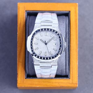 40mm 고품질 스틸 재료 방수 라이프 스테이크 손목 시계 비즈니스 스타일 커플 손목 시계로 만든 가벼운 고급스럽고 세련된 남성 시계