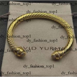 Dy Designer de alta qualidade Marca de moda Trendência de luxo David Yurma Bracelets Bracelete de joias Simples e elegante Popular Twoven Twisted Ring David Bracelet 969