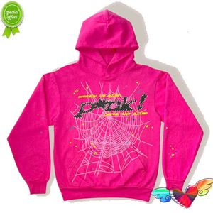 Mens Hoodies Sweatshirts Young Thug Pink 555555 Hoodie Men Women 1 High Quality Foam Print Web Graphic Pullovers 1S3S