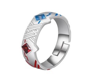 Klaster pierścienie ukochane w Franxx 02 Ring Silver Open Halloween Cosplay Jewelry Anime Fandom Gift5696678988026