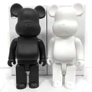 Decorative Objects Figurines 28cm 400% Bearbrick BearBrick Action Figures Bear Brick Toys Violent Bear Ornaments Home Decor Kids Birthday Gifts Toys T240505