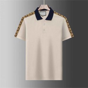 2024 Spring Summer Summer Luxury Italy Men T-Shirt Designer Polo Smirts High Street Embroidery Small Horse Printing Clothing Mens Polo Shirt