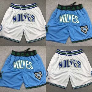 Pants Embroidered Shorts Cropped Forest Wolf Full Zipper Pocket