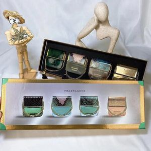 Luxury Fan Small Tote Bag Women Perfume 4x30ml Fashion Gift Tote Bag Perfume Fragrance lasting high quality
