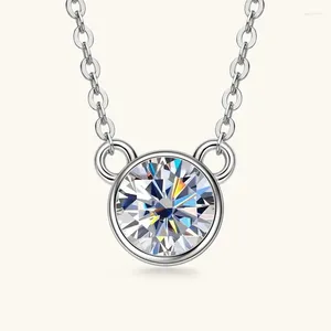 Подвески Na Fine Jewelry Women 925 Серебряное серебряное колье колье -колье.