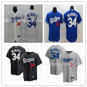 Dodgers Baseball 5 Freeman Game Embroidered Training Uniform Men