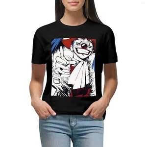 Kvinnors polos buggy clown t-shirt estetiska kläder plus storlek toppar t-shirts för kvinnor grafiska tees roliga