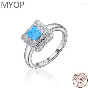 Cluster Rings MYOP 2024 Jewelry 925 Sterling Silver Everyday Subtle Design With A Sense Of Detail Opal Ring Customized Wholesale Gift F