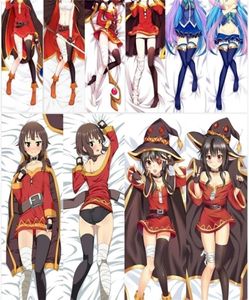 Pillow Case Japaner Anime Konosuba God039s Segen auf dieser wunderbaren Welt Megumin Dakimakura Deckt umarme Y2001046032126