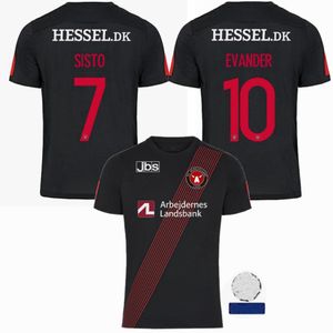 20 21 FC Midtjylland Maillots de Foot Soccer Jersey Sisto Kraev Evander 2020 2021 Football Shirt S-4XL 243V