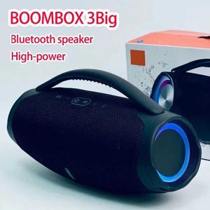 Tragbare Lautsprecher High Power Bluetooth -Lautsprecher Boombox 3 Caixa de Som Bluetooth Loud Subwoofer Sound Box leistungsstarker Bass Home Theatre kostenloser Versand J240505