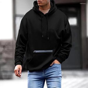 Bluzy męskie 2024 Sport z kapturem bawełniana polar pullover hip hop bluzka