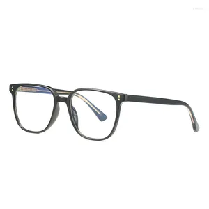 サングラスフレーム52mm長方形超軽量TRビジネスメンガラス処方眼鏡女性ファッションフルリムアイウェア2081