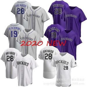 Jersey Rockies #19 Blackmon 28 Arenado