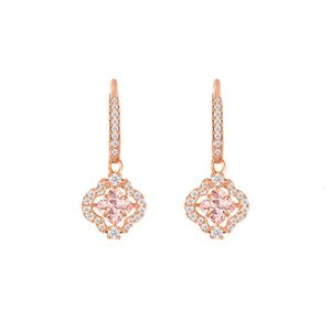 neckless for woman Swarovskis Jewelry Matching Heart Beating Clover Earrings Female Swallow Crystal Inspirational Earrings Female