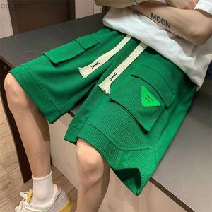 Mens shorts 2023 Moda de moda masculina da primavera Harajuku High Street Mens Casual Casual Arma