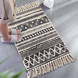 Door Rug for Floor Anti-slip Bath Carpets and Rugs Hallway Entrance Doormat Absorbent Bedroom Living Room Mats 228T