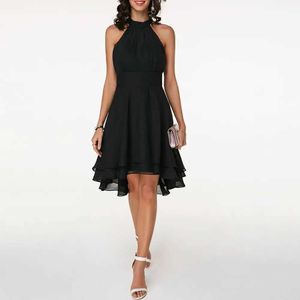 Basic Casual Dresses Prom Dress for Women Clothing 2023 Summer Elegant Evening Party Formal Occasion Dresses Female Slim Solid Slveless Midi Skirt T240505
