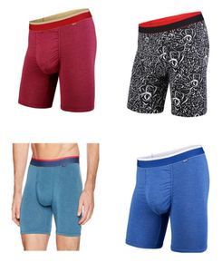 Slumpmässiga färger bn3th Men Classic Boxer Brief Underwear with Support Pouch och Seamless Pucker Panel, Soft Modal Fabric ~ Aman Size3607443