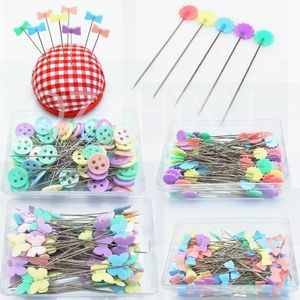 100Pcs Dressmaking Pins Embroidery Patchwork Accessories Tools Sewing Needle DIY Stainless Steel 5BB5704 240428