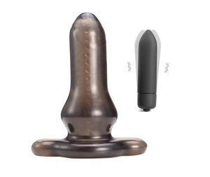 Dildo Ring Vibrator Bullet Butt Plug Anal Hollow Anal Plug Prostate Stimulator Vibrating Masturbator Sex Toys For Men Woman Gay D18044626