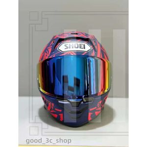 Designer Full Face Shoei X15 Red Ant Marquez 93 Motorcykelhjälm Anti-dimma Visor Man Riding Car Motocross Racing Motorbike Hjälm-Not-Oiginal-Helmet 718