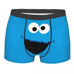 Underpants Cookie personalizzato Monster Face Boxer Shorts for Men Stampa 3D Mutandine mutande mutande traspirabili
