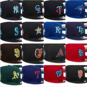 2024 All Team Mix Color Fan's Baseball Adjustable Hat Men Women's One Size Vintage Flat Sport Base Ball Snapback Caps Glof Visor Bent brave Letters A Bone Chapeau Ma4-04