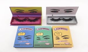 New Lashwood Eyelash box Magnetic eyelash box printed eye customized eyelash box of whole private label6514988