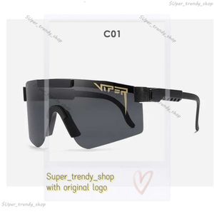 Pit Vipers Gläsern Designer Sonnenbrille Sport Eyewear Cycling UV400 Hochwertige Outdoor -Gläser Doppelbein Fahrradfahrrad Sonnenbrille Weitansicht MTB -Brille UV400 947