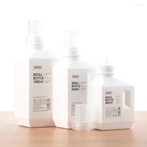 Storage Bottles 1PC Bathroom Large Capacity Laundry Detergent Bottle Filled With Household Refillable Cleaning Agent