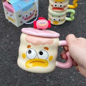 Muggar söt rolig clown water cup flicka hjärtat födelsedag gåva pojkvän systrar drinkware