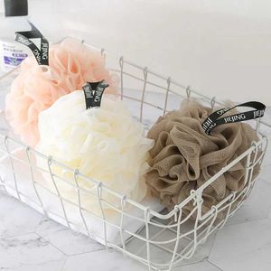 Bath Tools Acessórios Limpeza da rede Busc -chuveiro Pufo de esponja de esponja Cleanner Body Cleaner esfoliante Detergente Acessórios de flores verde q240430