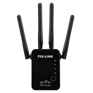 Wi-Fi Finders 300Mbps USB WiFi Repeater Mini Router Extender 4つの外部アンテナホームネットワーク802.11n/b/gドロップ配信コンピューターoti2c