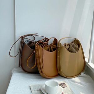 Bag 2024 Winter Solid Color Women Handbags Korean Style Small Ladies Shoulder PU Leather Female Crossbody Whole Sale